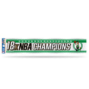 Boston Celtics 18 Time NBA Champions Tailgate Sticker (3x17")