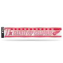 NHL Detroit Red Wings 3" x 17" Tailgate Sticker For Car/Truck/SUV By Rico Industries