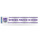 NBA Sacramento Kings 3" x 17" Tailgate Sticker For Car/Truck/SUV By Rico Industries