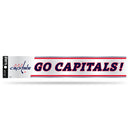 NHL Washington Capitals 3" x 17" Tailgate Sticker For Car/Truck/SUV By Rico Industries