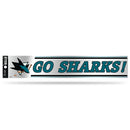 NHL San Jose Sharks 3" x 17" Tailgate Sticker For Car/Truck/SUV By Rico Industries
