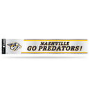 NHL Nashville Predators 3" x 17" Tailgate Sticker For Car/Truck/SUV By Rico Industries