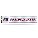 NHL Columbus Blue Jackets 3" x 17" Tailgate Sticker For Car/Truck/SUV By Rico Industries