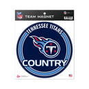 Tennessee Titans 8 Inch Round Magnet