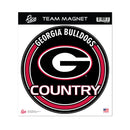 Georgia University 8" Team Magnet Circle