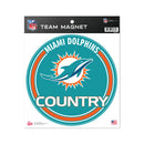 Dolphins 8" Team Magnet Circle