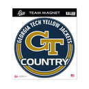 Georgia Tech Yellow Jackets 8 Inch Round Magnet