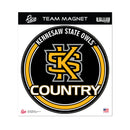 Kennesaw State Owls 8" Team Magnet Circle