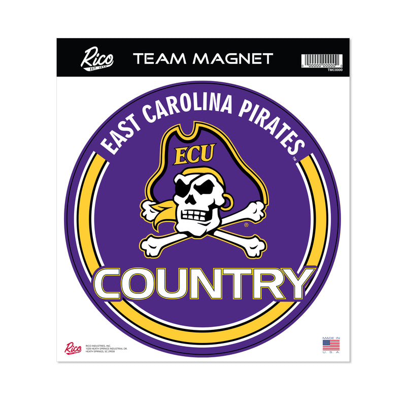 East Carolina 8" Team Magnet Circle