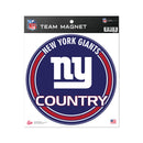 Giants- NY 8" Team Magnet Circle