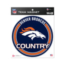 Broncos 8" Team Magnet Circle