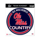 Mississippi Rebels 8" Team Magnet Circle