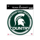 Michigan State 8" Team Magnet Circle