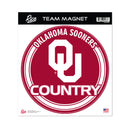 Oklahoma University 8" Round Magnet