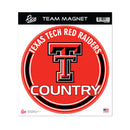 Texas Tech 8" Round Magnet