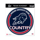 Howard Bison 8" Team Magnet Circle