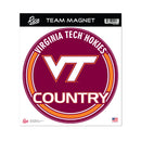 Virginia Tech 8" Team Magnet Circle