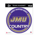 James Madison Dukes 8" Team Magnet Circle