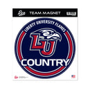 Liberty Flames 8" Team Magnet Circle