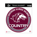Southern Illinois Salukis 8 Inch Round Magnet