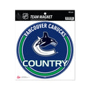 Canucks 8" Team Magnet Circle