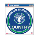 Minnesota Timberwolves 8 Inch Round Magnet