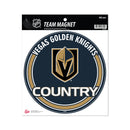 Golden Knights 8" Team Magnet Circle