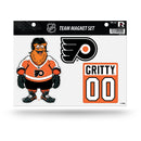 Flyers Gritty Team Magnet Sheet