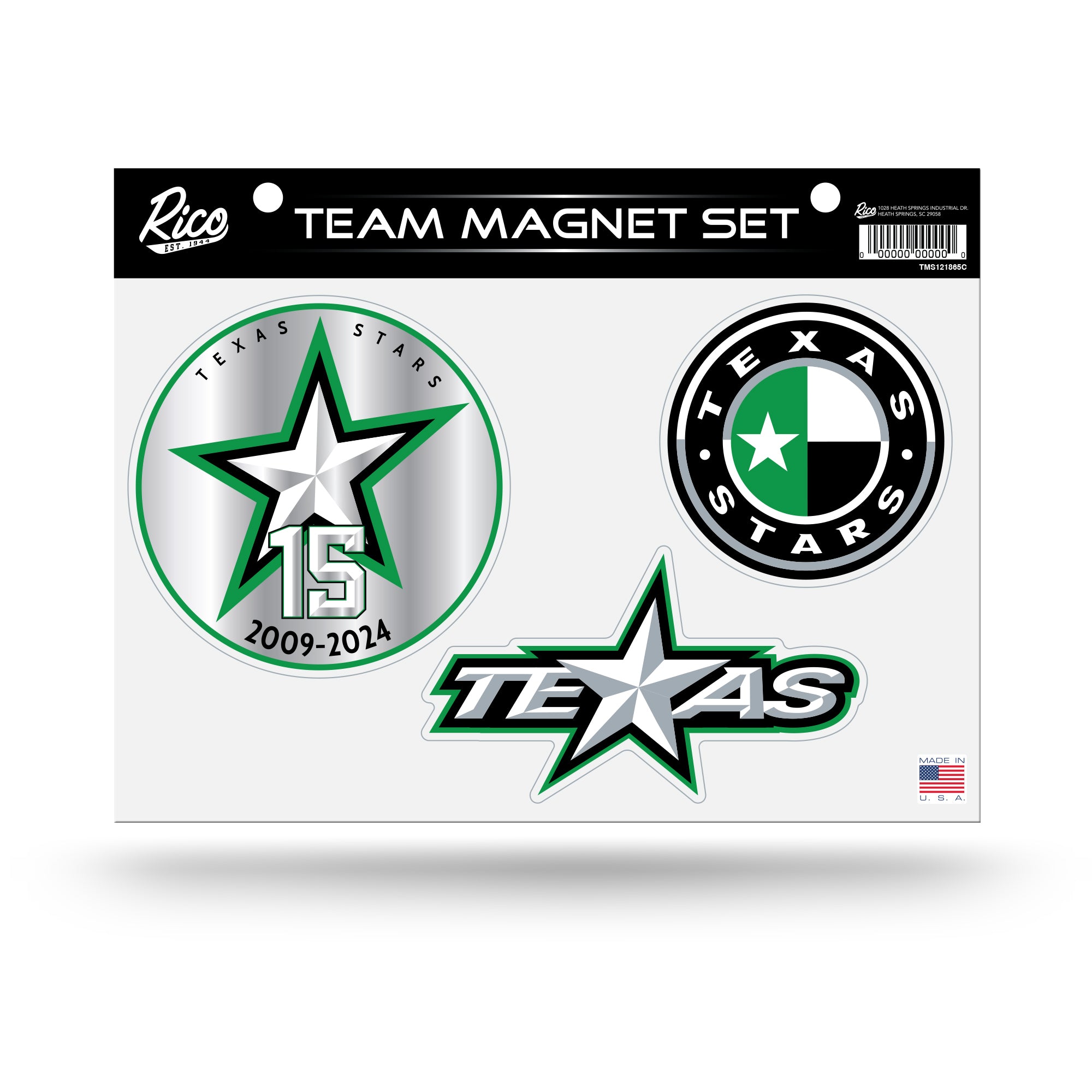 Dallas Stars Team Magnet Sheet