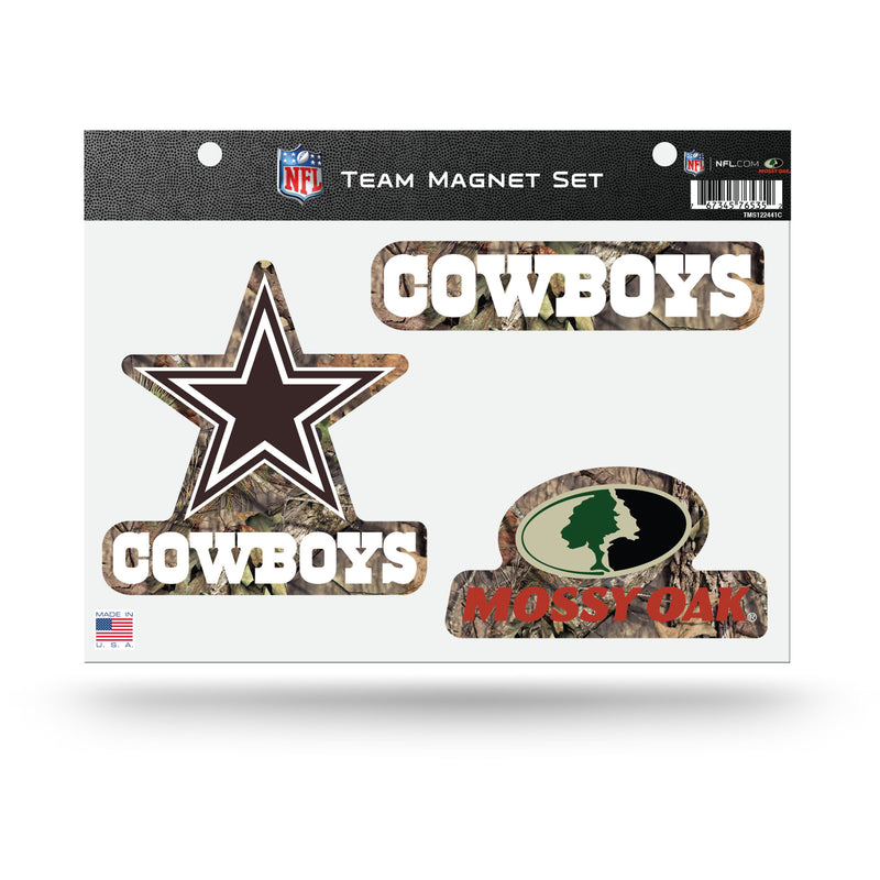 Cowboys / Mossy Oak Camo Break-Up Team Magnet Set