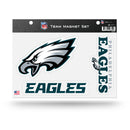 Philadelphia Eagles Primary Logo and Bubble Letter Wordmark Team Magnet Sheet