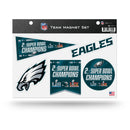 Philadelphia Eagles 2 Time Super Bowl Champions Team Magnet Sheet