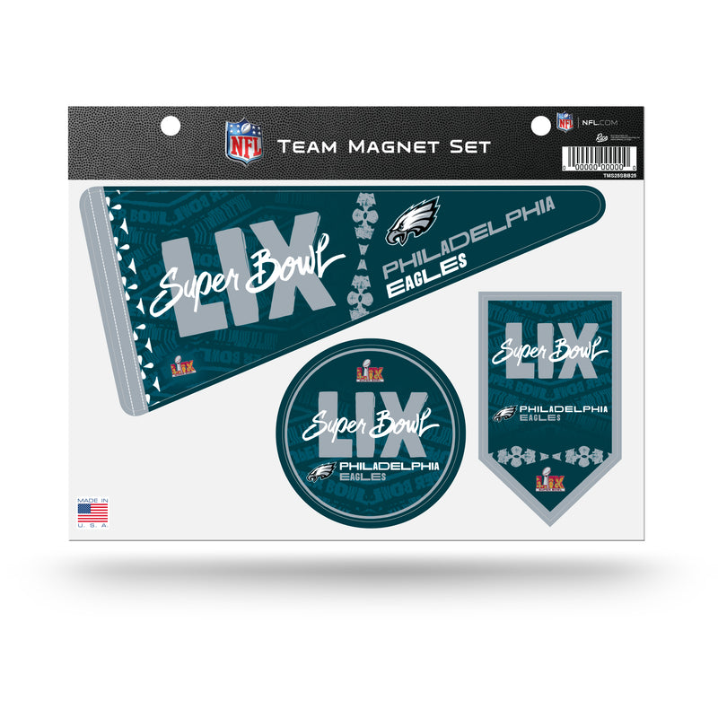 Philadelphia Eagles 2025 Super Bowl LIX Bound Team Magnet Sheet