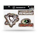 Penguins / Mossy Oak Camo Break-Up Team Magnet Set
