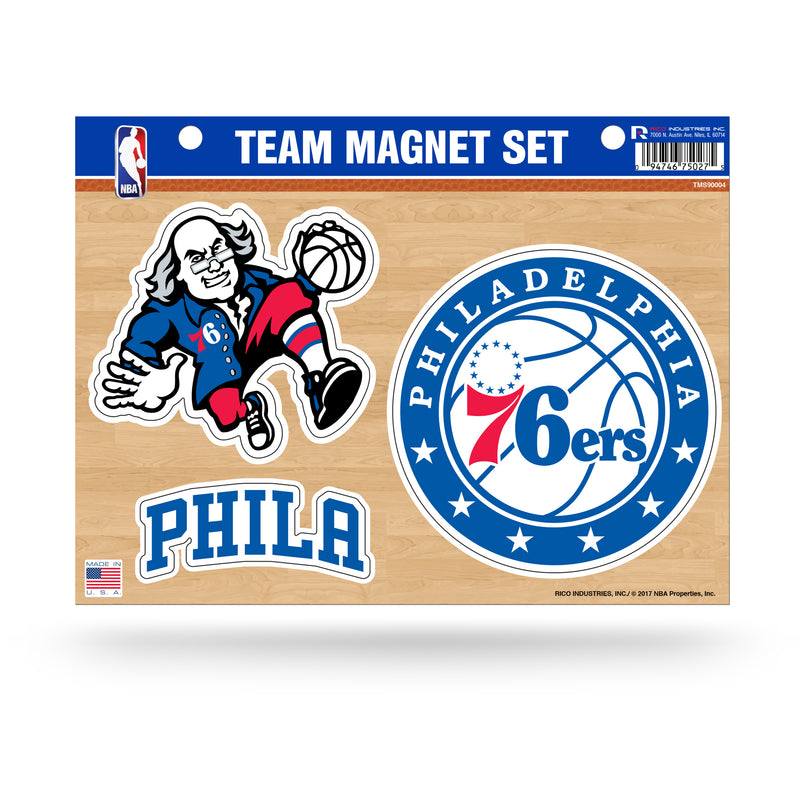 76ers Team Magnet Sheet