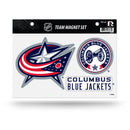 Blue Jackets Team Magnet Sheet