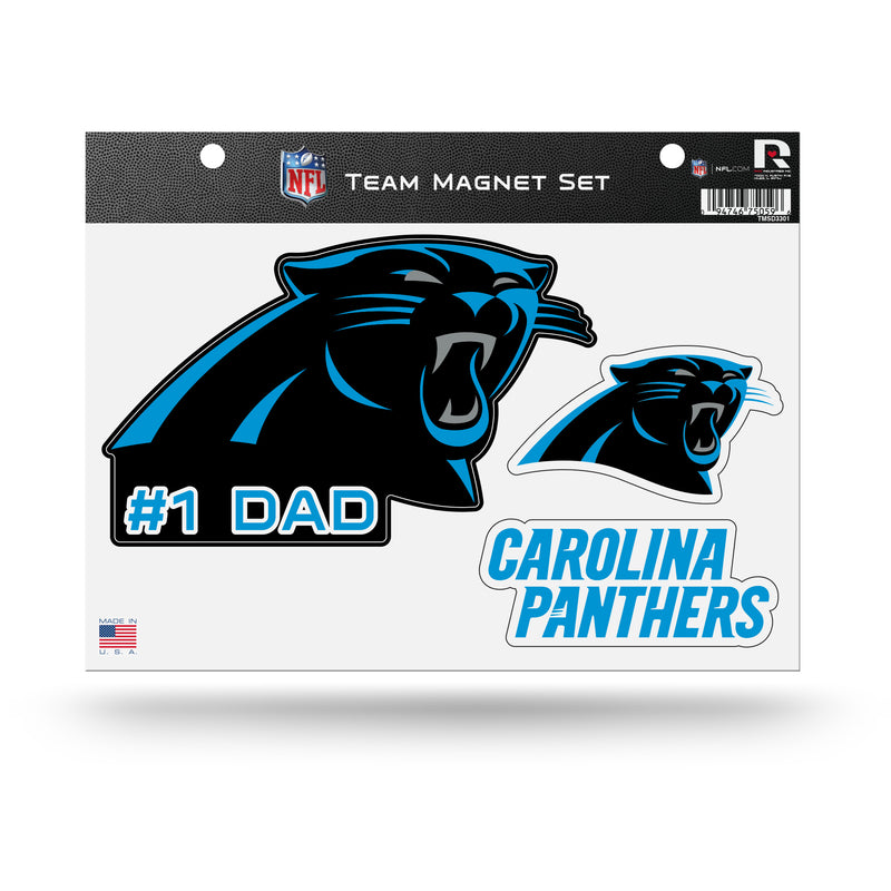 # 1 Dad Panthers-Car  Team Magnet Set