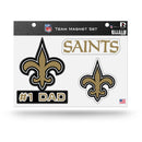 # 1 Dad Saints  Team Magnet Set