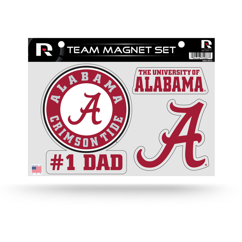 #1 Dad Alabama  Team Magnet Set