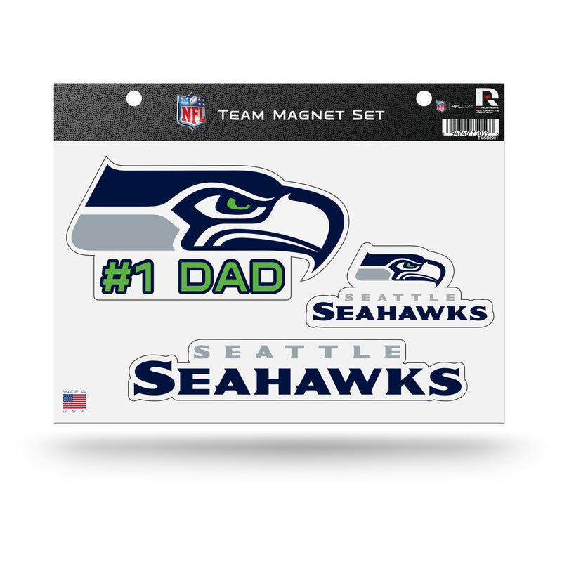 # 1 Dad Seahawks  Team Magnet Set