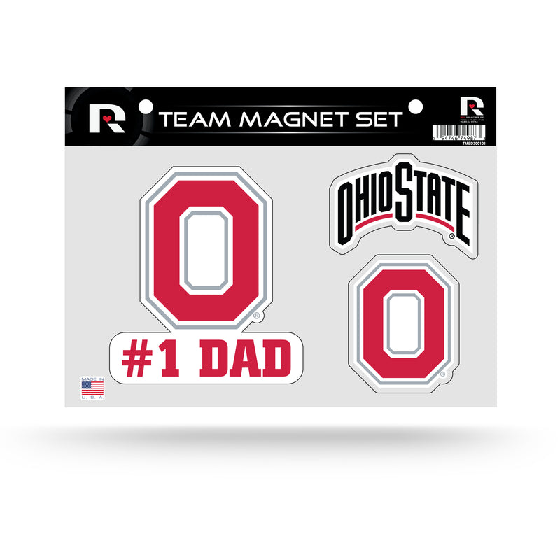 #1 Dad Ohio State  Team Magnet Set