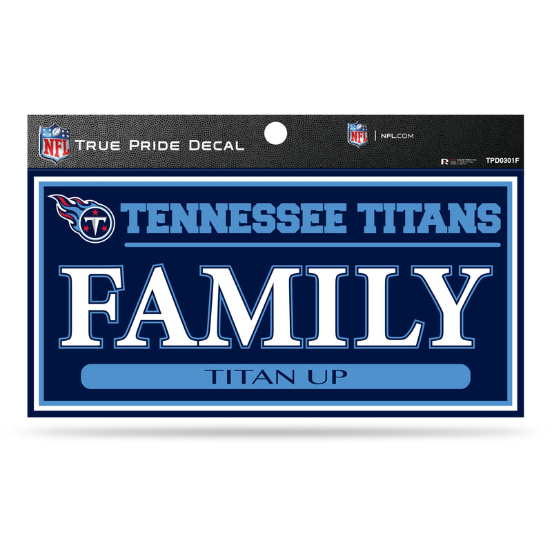 Titans 3" X 6" True Pride Decal - Family
