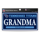 Titans 3" X 6" True Pride Decal - Grandma