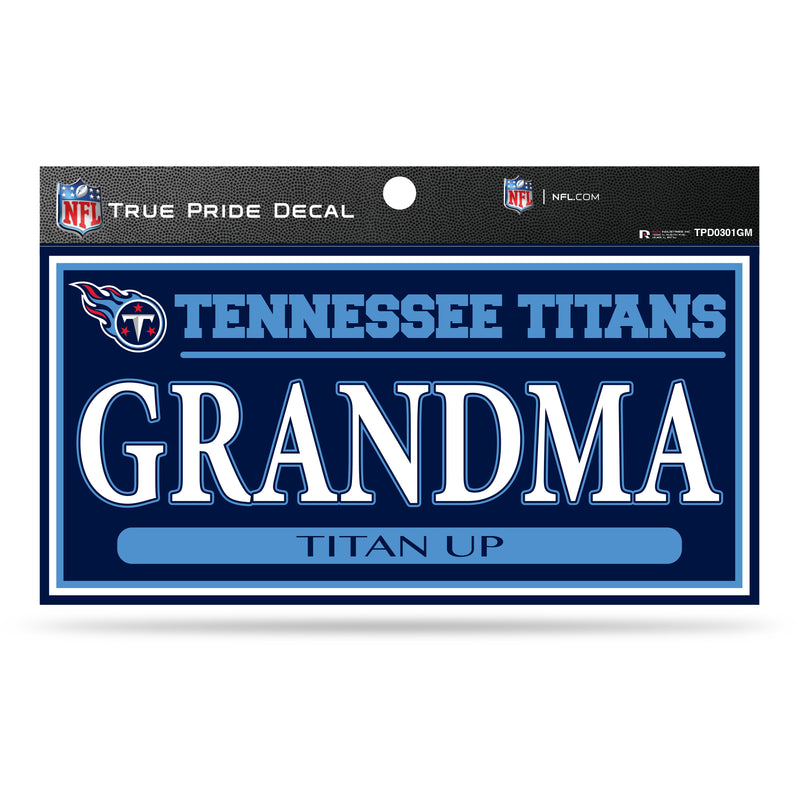 Titans 3" X 6" True Pride Decal - Grandma