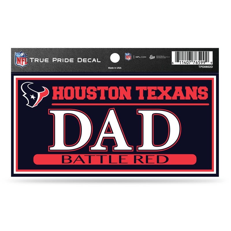 Houston Texans True Pride Decal - Dad