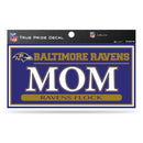 Ravens 3" X 6" True Pride Decal - Mom