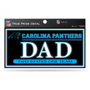 Panthers - CR 3" X 6" True Pride Decal - Dad