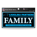 Panthers - CR 3" X 6" True Pride Decal - Family