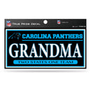 Panthers - CR 3" X 6" True Pride Decal - Grandma