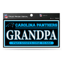 Panthers - CR 3" X 6" True Pride Decal - Grandpa